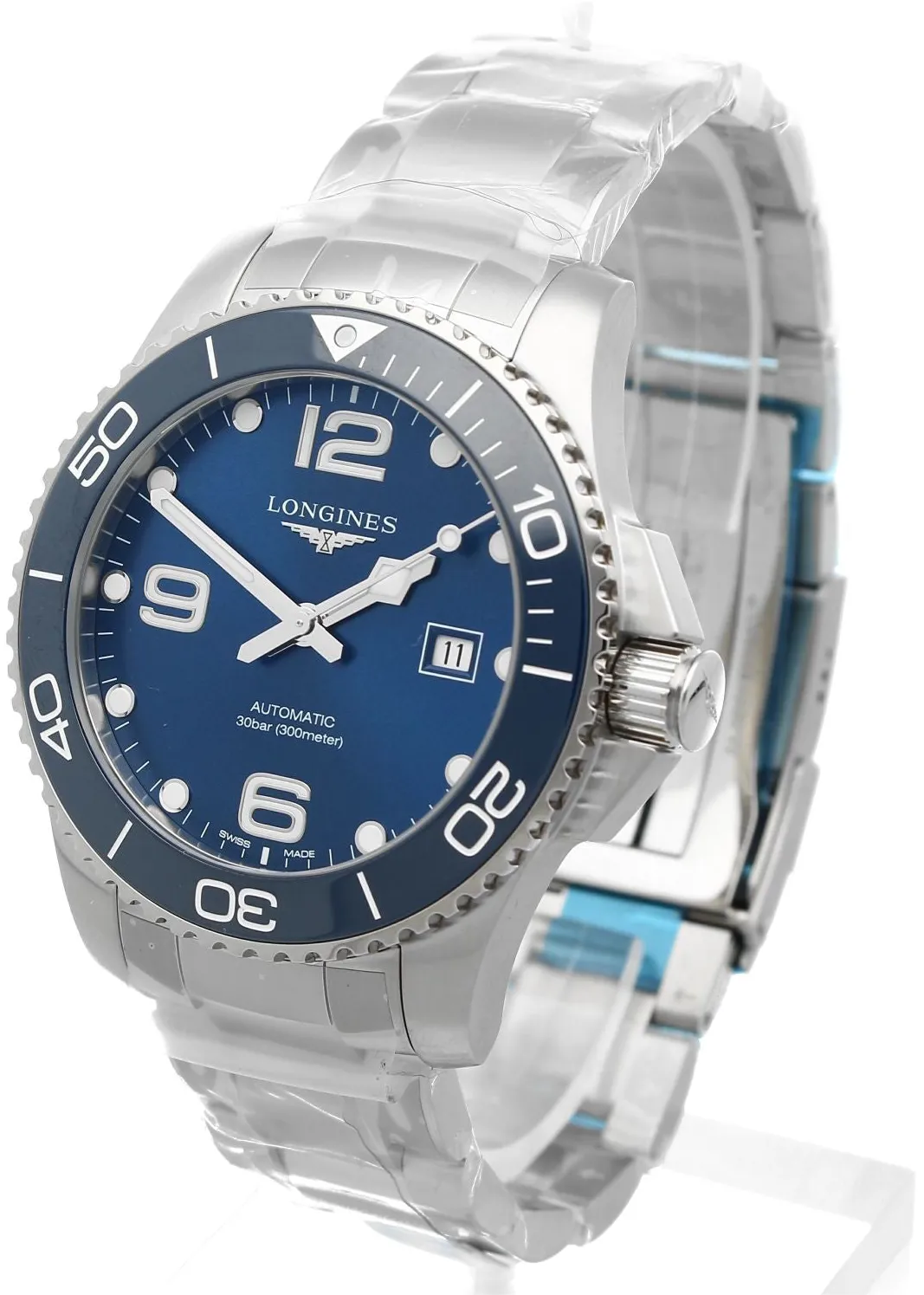 Longines HydroConquest L3.782.4.96.6 43mm Stainless steel Blue 1