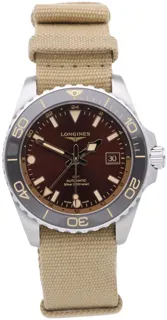 Longines HydroConquest L3.790.4.66.2 Stainless steel Braun