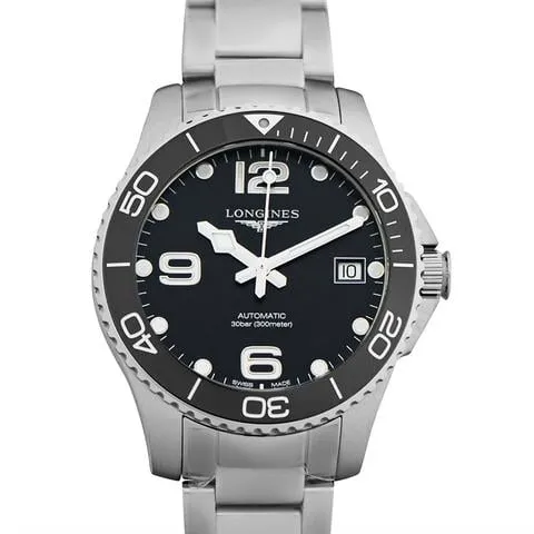 Longines HydroConquest L37804566 39mm Stainless steel Black