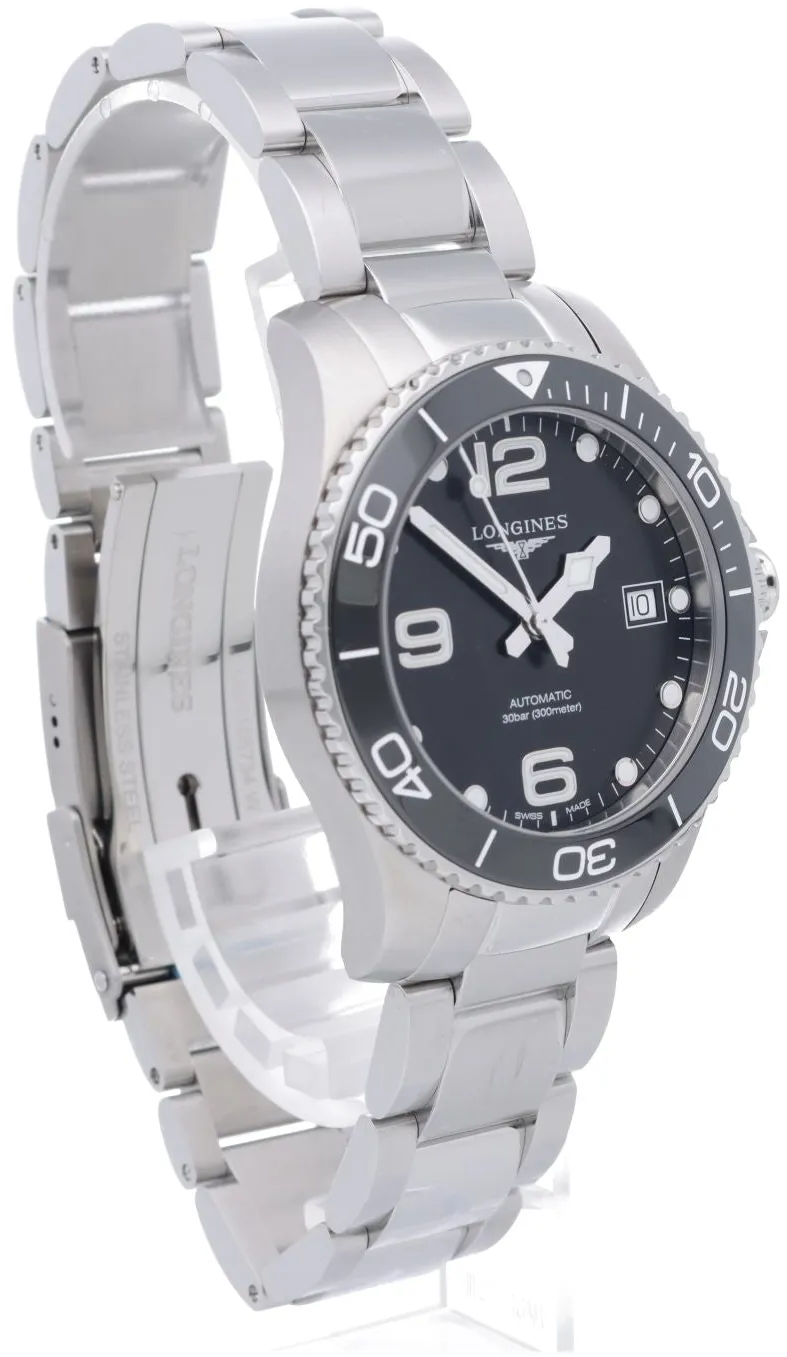 Longines HydroConquest L37804566 39mm Stainless steel Black 6