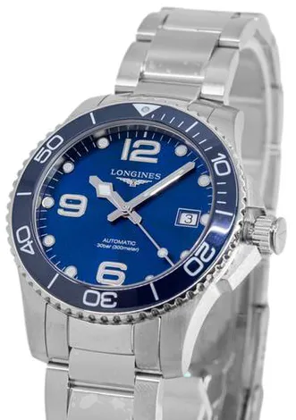 Longines HydroConquest L37804966 39mm Stainless steel Blue 1