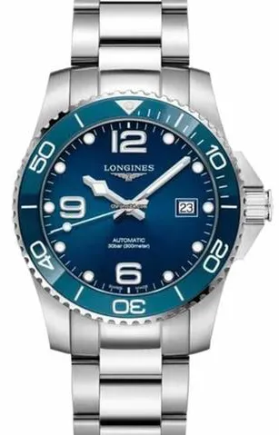 Longines HydroConquest L37804966 39mm Stainless steel Blue