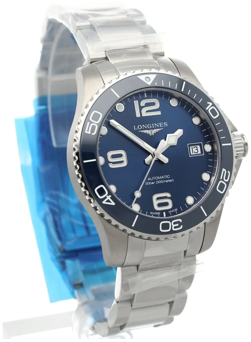 Longines HydroConquest L37804966 39mm Stainless steel Blue 6