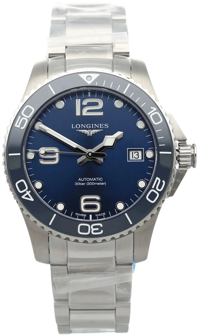 Longines HydroConquest L37804966 39mm Stainless steel Blue