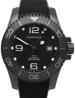 Longines HydroConquest L37844569 Black ceramic Black