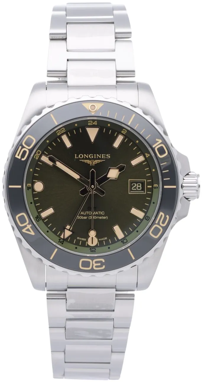 Longines HydroConquest L37904066 41mm Stainless steel Green