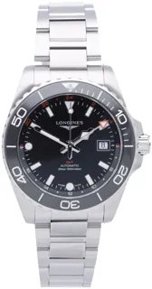 Longines HydroConquest L37904566 Stainless steel Black