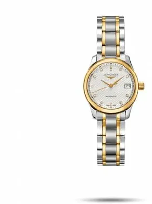 Longines Master Collection L2.128.5.37.7 25.5mm Yellow gold and Stainless steel Champagne