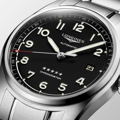 Longines Spirit L3.810.4.53.6 40mm Black 5