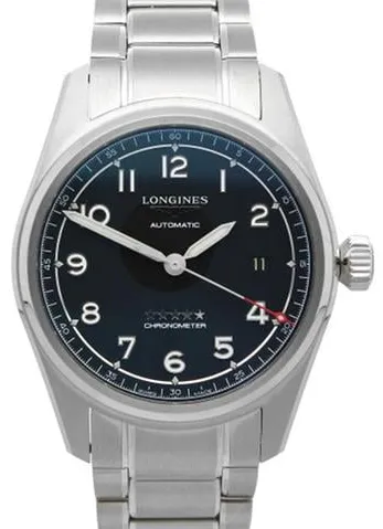 Longines Spirit L3.810.4.53.6 40mm Stainless steel Black