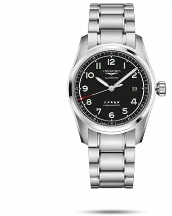 Longines Spirit L3.810.4.53.6 40mm Stainless steel Black