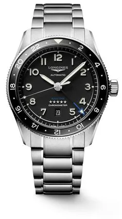 Longines Spirit L3.812.4.53.6 42mm Stainless steel Black