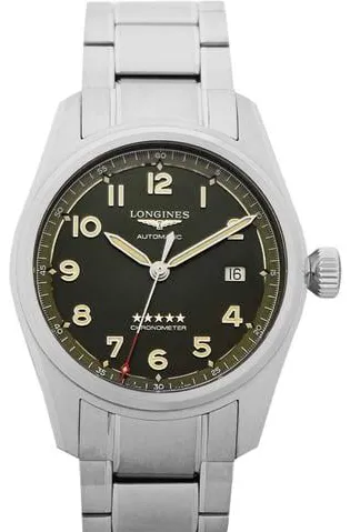 Longines Spirit L3.810.4.03.6 40mm Stainless steel Green