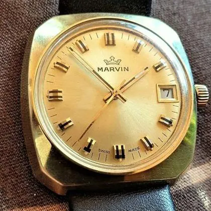 Marvin 36mm Yellow gold and Stainless steel Gold