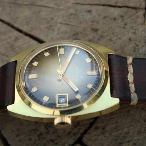 Marvin 34mm Yellow gold and Stainless steel Brown 10