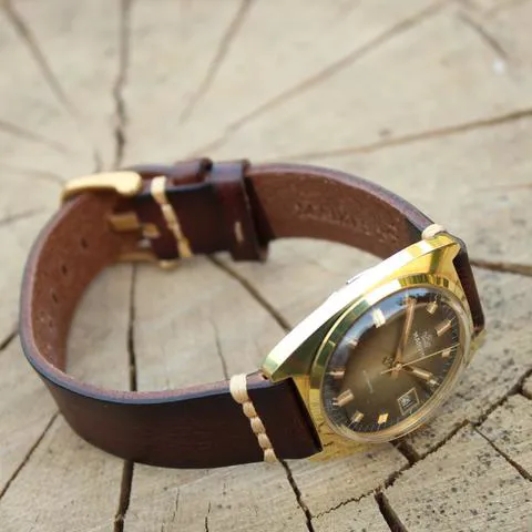 Marvin 34mm Yellow gold and Stainless steel Brown 2