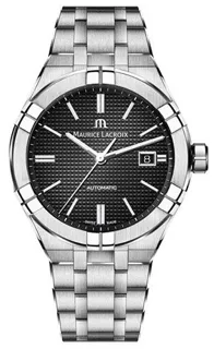 Maurice Lacroix AIKON AI6008-SS002-330-1 Stainless steel Black