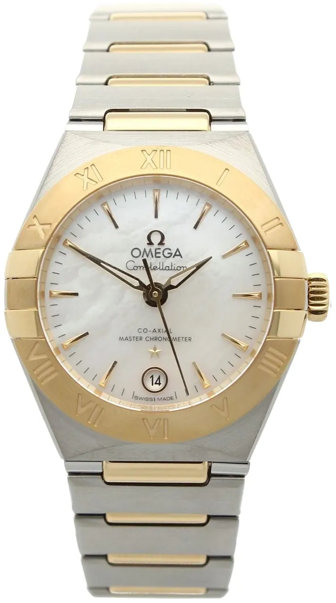 Omega Constellation 131.20.29.20.05.002 29mm Yellow gold and stainless steel Mother-of-pearl 7