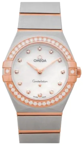 Omega Constellation Quartz 131.25.28.60.55.001 28mm Yellow gold and stainless steel Mother-of-pearl