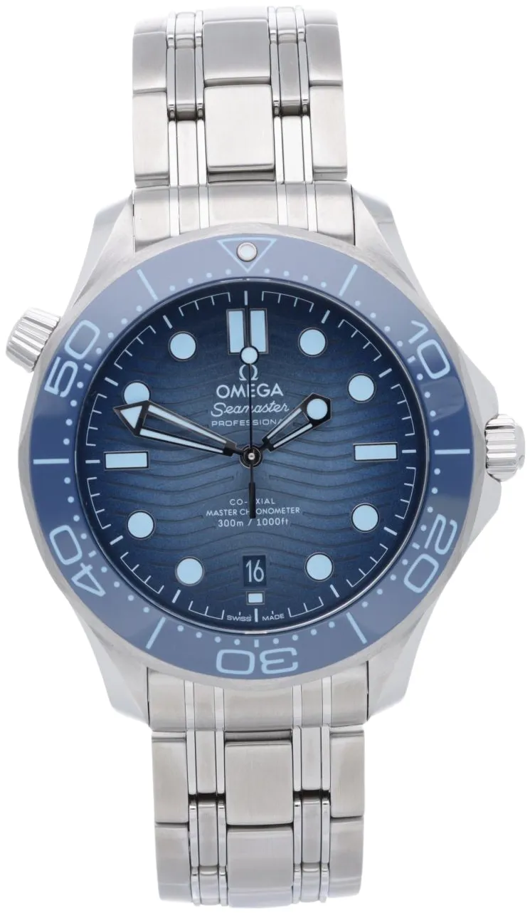 Omega Seamaster Diver 300M 210.30.42.20.03.003 42mm Stainless steel Blue