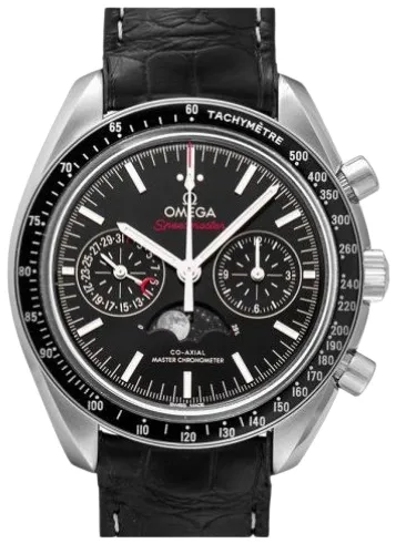 Omega Speedmaster Professional Moonwatch Moonphase 304.33.44.52.01.001 44.5mm Stainless steel Black