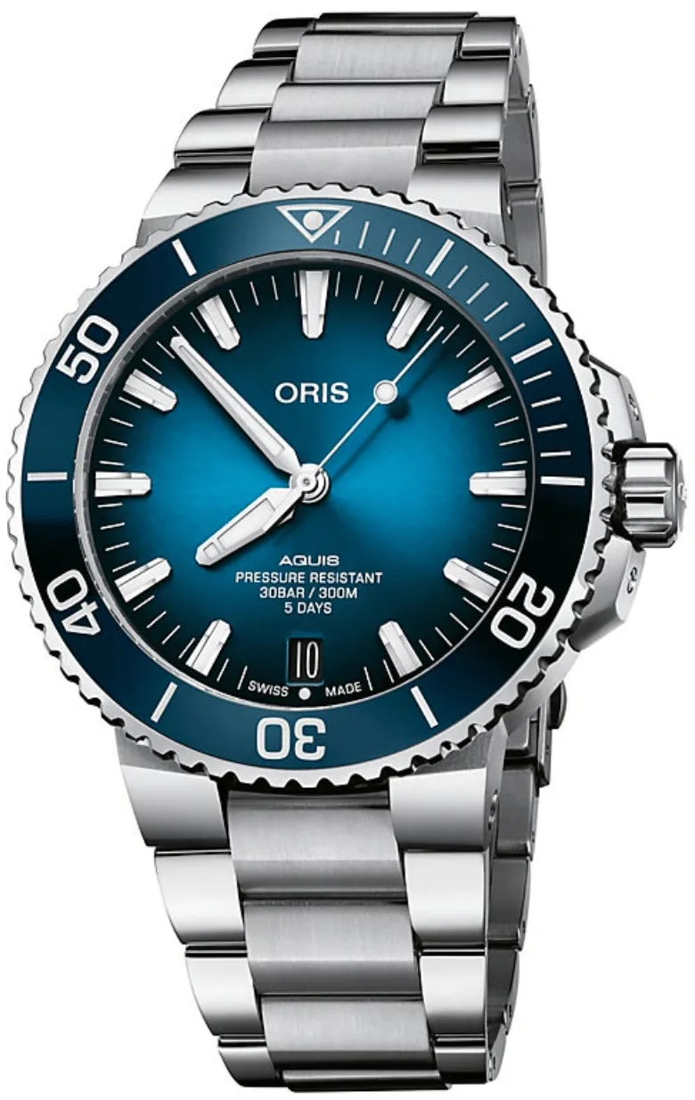 Oris Aquis 01 400 7763 4135-07 8 24 09PEB 43.5mm Stainless steel Blue