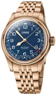 Oris Big Crown 01 754 7741 3165-07 8 20 01 Bronze Blue