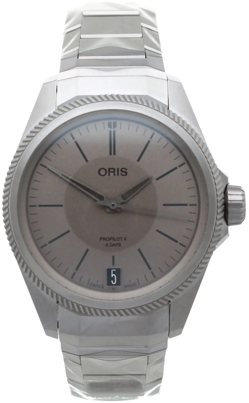 Oris Big Crown ProPilot 01 400 7778 7153-07 7 20 01TLC 39mm Titanium Gray