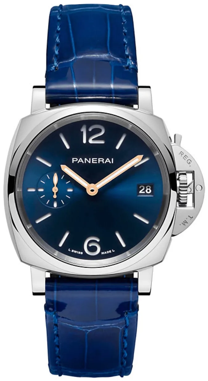 Panerai Luminor Due PAM 01273 38mm Stainless steel Blue 1