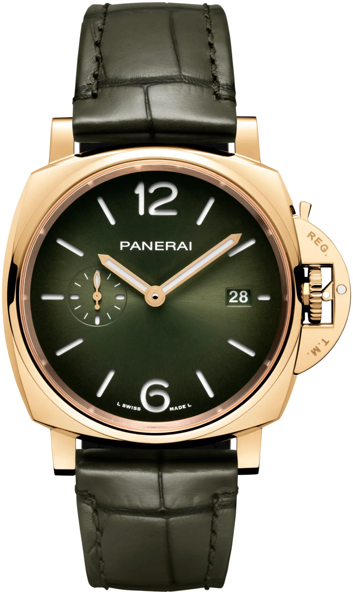 Panerai Luminor Due PAM01423 42mm Yellow gold •