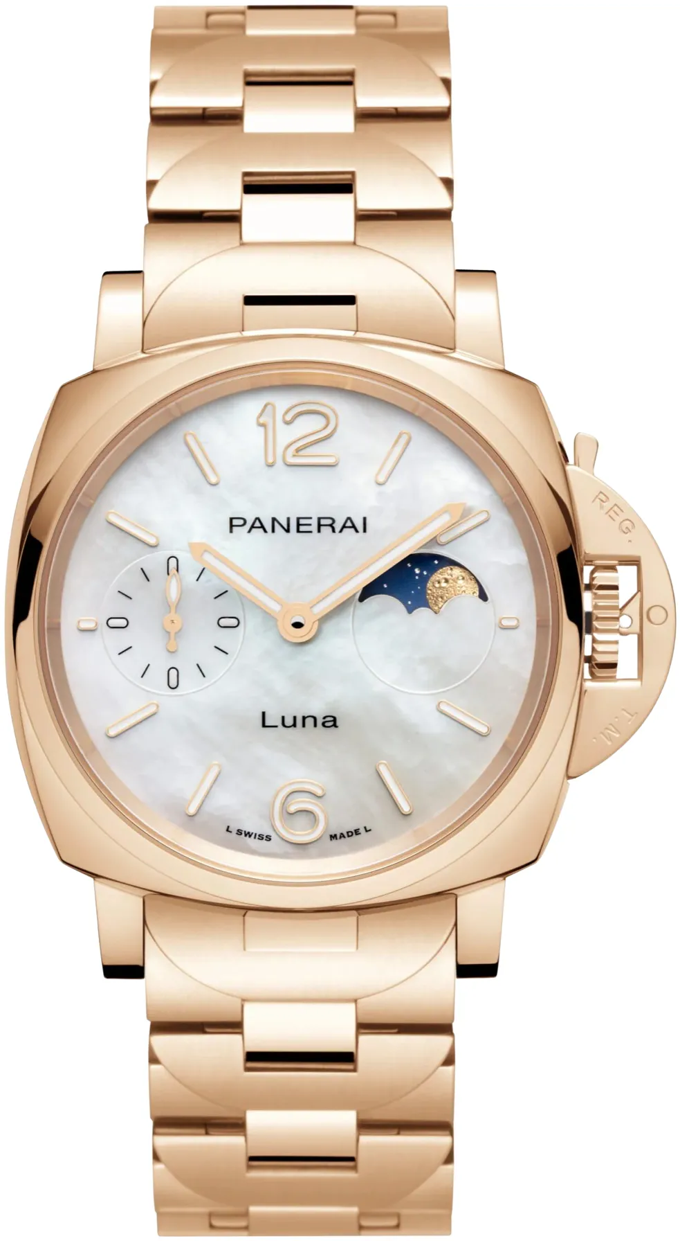 Panerai Luminor Due PAM01504 38mm Goldtech Mother-of-pearl