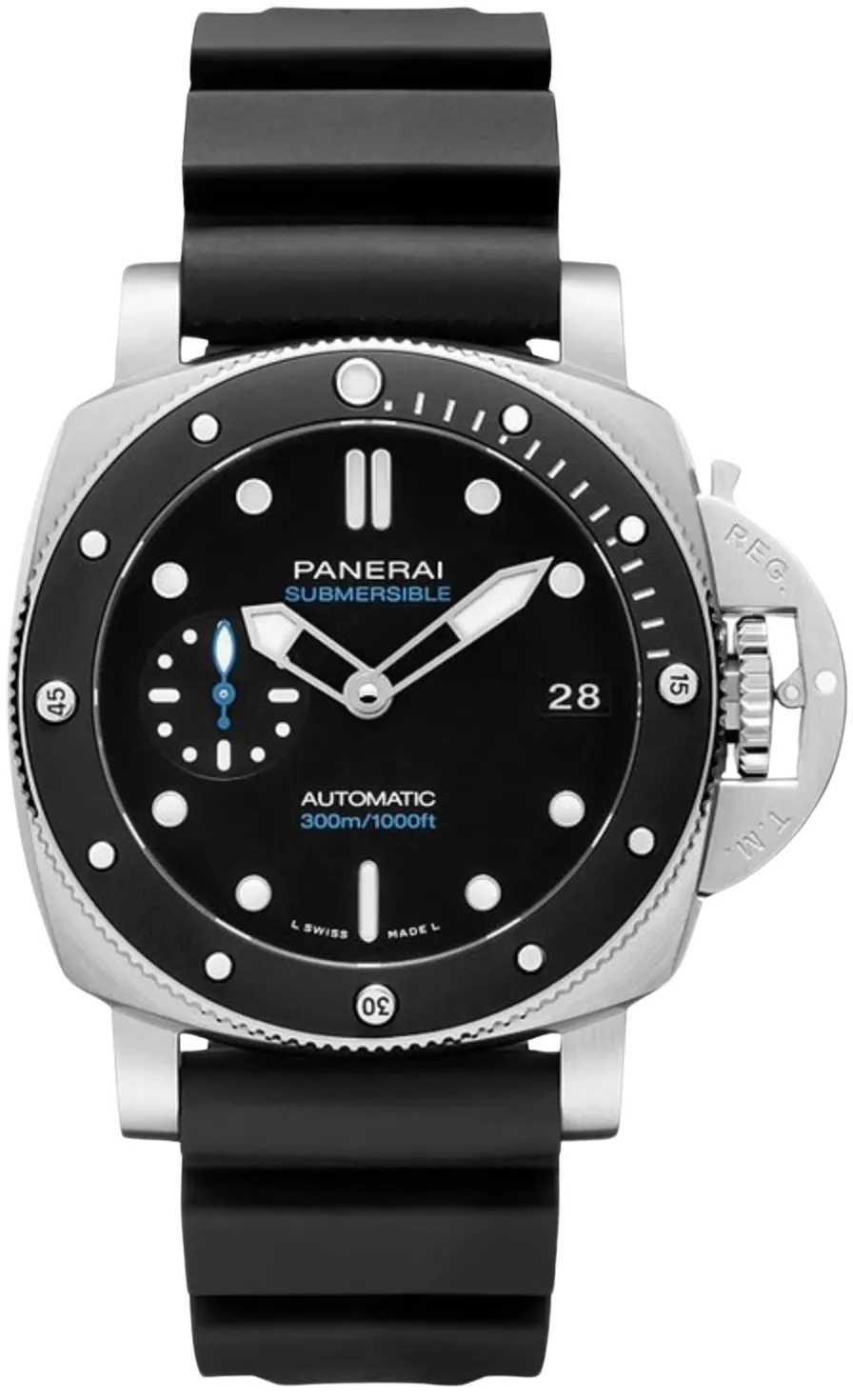 Panerai Submersible PAM02683 42mm Stainless steel Black 1