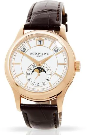 Patek Philippe Annual Calendar 5205R-001 40mm Rose gold Silver