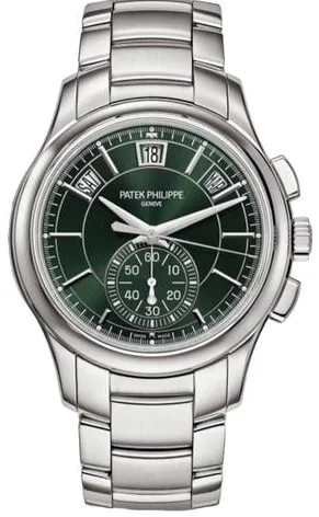 Patek Philippe Annual Calendar Chronograph 5905/1A-001 42mm Stainless steel Green