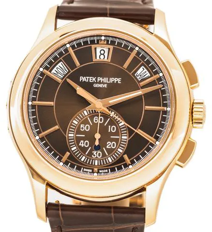 Patek Philippe Annual Calendar Chronograph 5905R-001 42mm Rose gold Brown