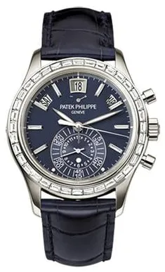 Patek Philippe Annual Calendar Chronograph 5961P-001 40.5mm Platinum Blue