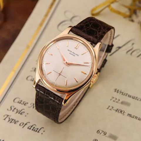 Patek Philippe Calatrava 2509 35mm Rose gold White