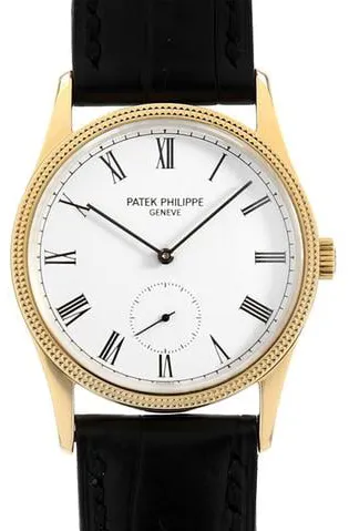 Patek Philippe Calatrava 3796DJ 30.5mm Yellow gold White