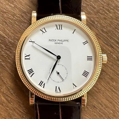 Patek Philippe Calatrava 3919J 33mm Yellow gold White 3