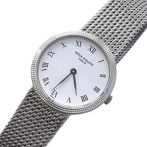 Patek Philippe Calatrava 4819 25mm White gold White