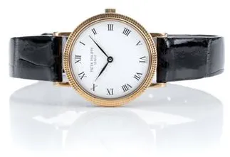 Patek Philippe Calatrava 4819 25mm Yellow gold White 2