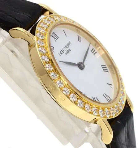 Patek Philippe Calatrava 4820J-001 25.5mm Yellow gold White 1