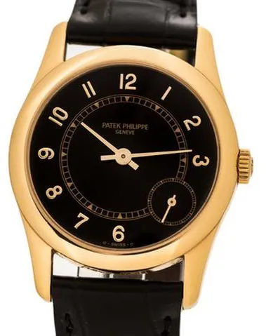 Patek Philippe Calatrava 5000J-001 34mm Yellow gold Black