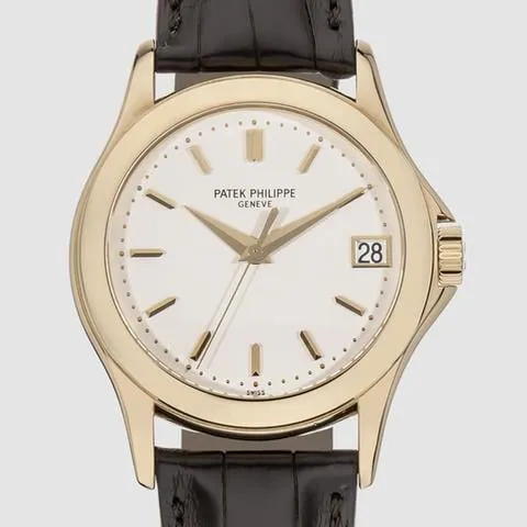 Patek Philippe Calatrava 5107J-001 37mm Yellow gold Silver