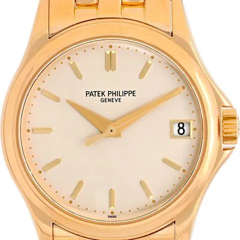 Patek Philippe Calatrava 5127 37mm Yellow gold Gray