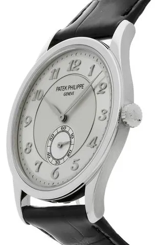 Patek Philippe Calatrava 5196P-001 37mm Platinum Silver 4