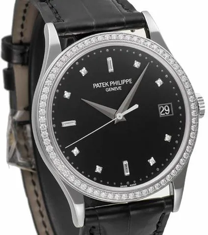 Patek Philippe Calatrava 5297G-001 38mm White gold Black 4