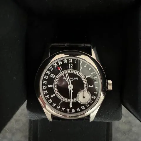 Patek Philippe Calatrava 6006G-001 39mm White gold Black 3