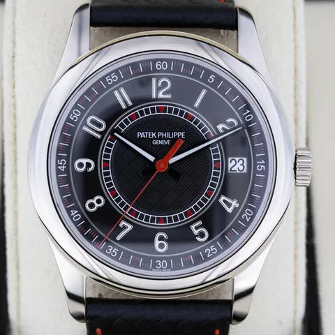 Patek Philippe Calatrava 6007G-010 40mm White gold Black 8