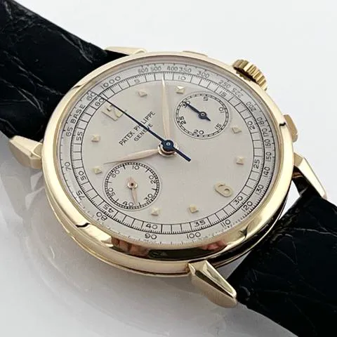 Patek Philippe Chronograph 1579 36mm Yellow gold Silver